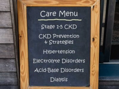 Kidney Care Menu